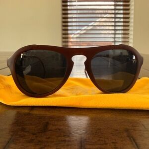 Sunski Like New Sunglasses - Brown Frame and Blue Sun Blockers